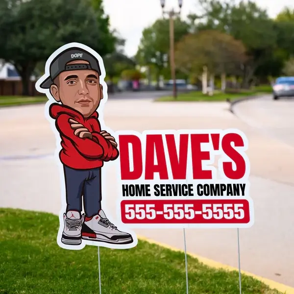 18x12 Die-Cut Yard Signs | Single Sided 💥SALE💥 - Image 10