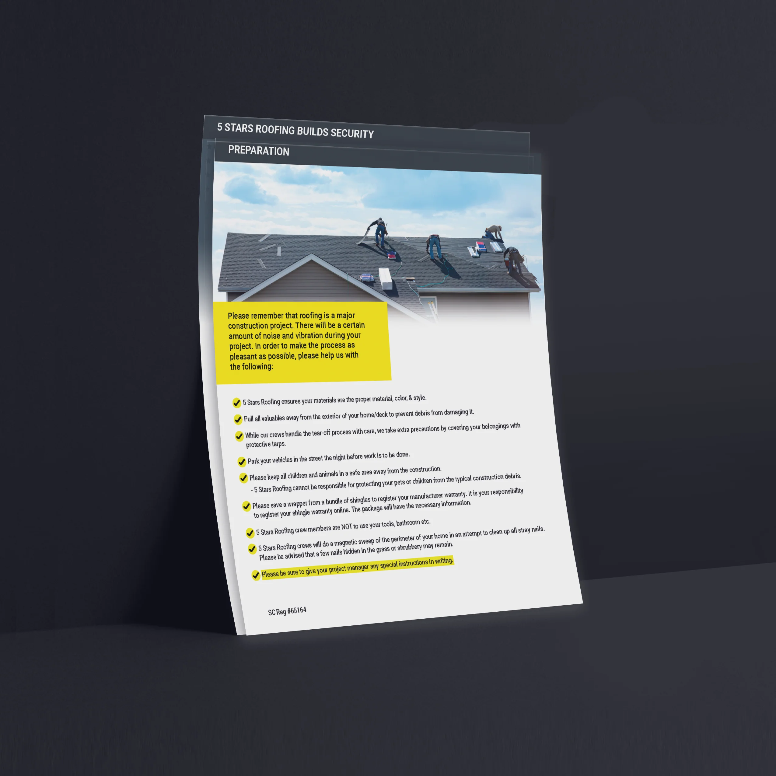 Folder Inserts | 5Stars